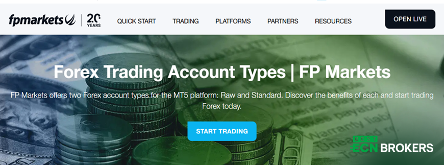 Account Types of FP Markets